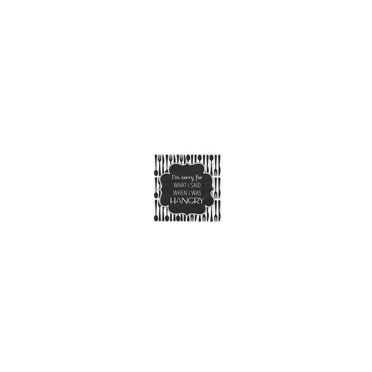Harman Disposable Napkin, 5" x 5", Black