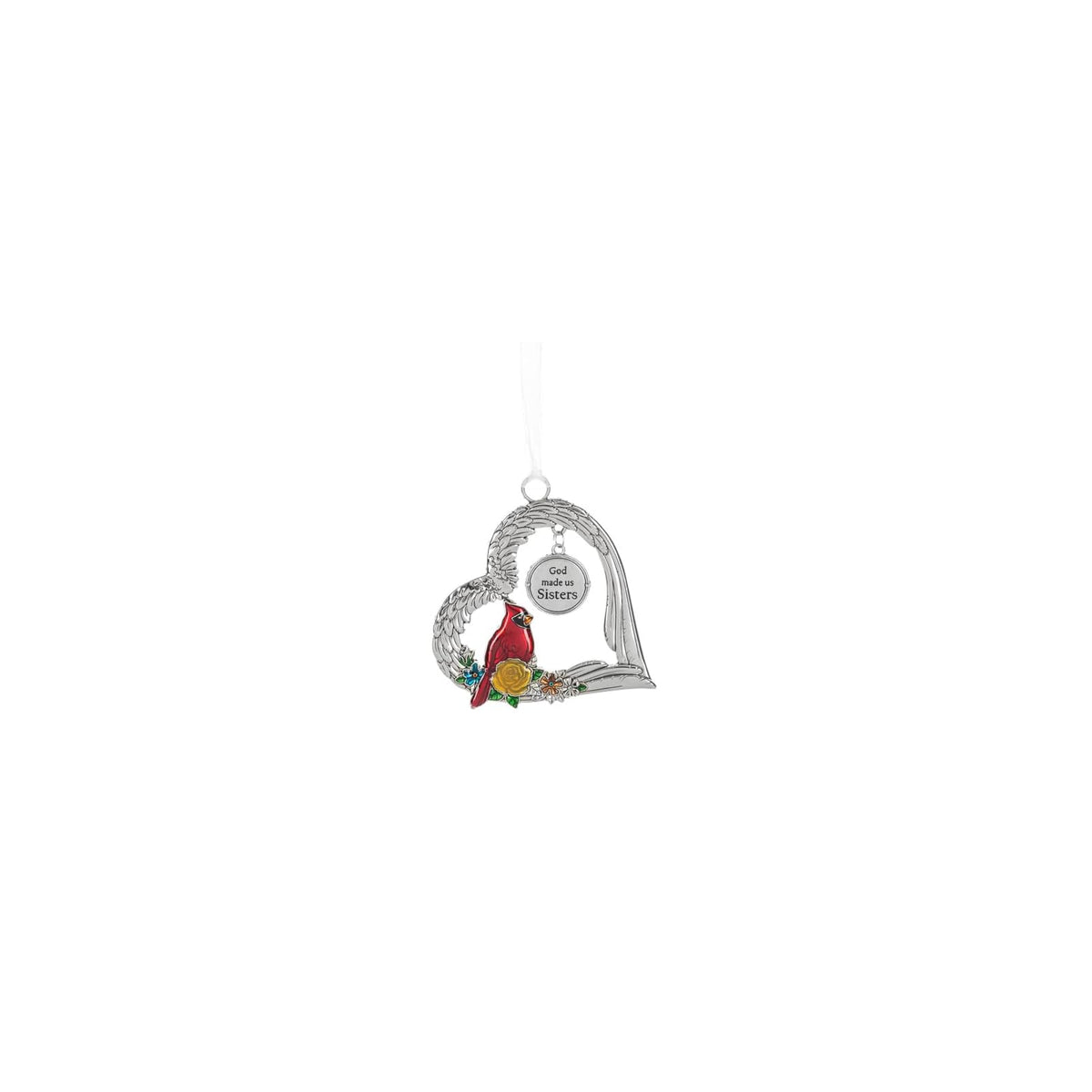 Ganz Hanging Ornament, 2.75 x 3 Inches, Silver