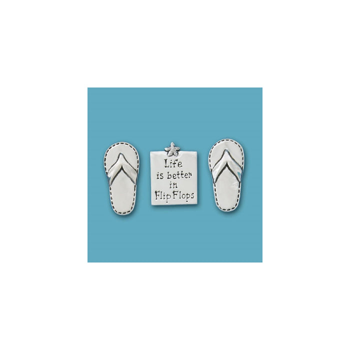 Basic Spirit Decorative Magnet, Medium, Silver