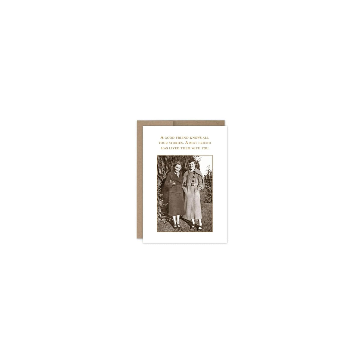 Shannon Martin Design Greeting Card, 4.5 x 6.25 inches, Rich Copper and Sepia To