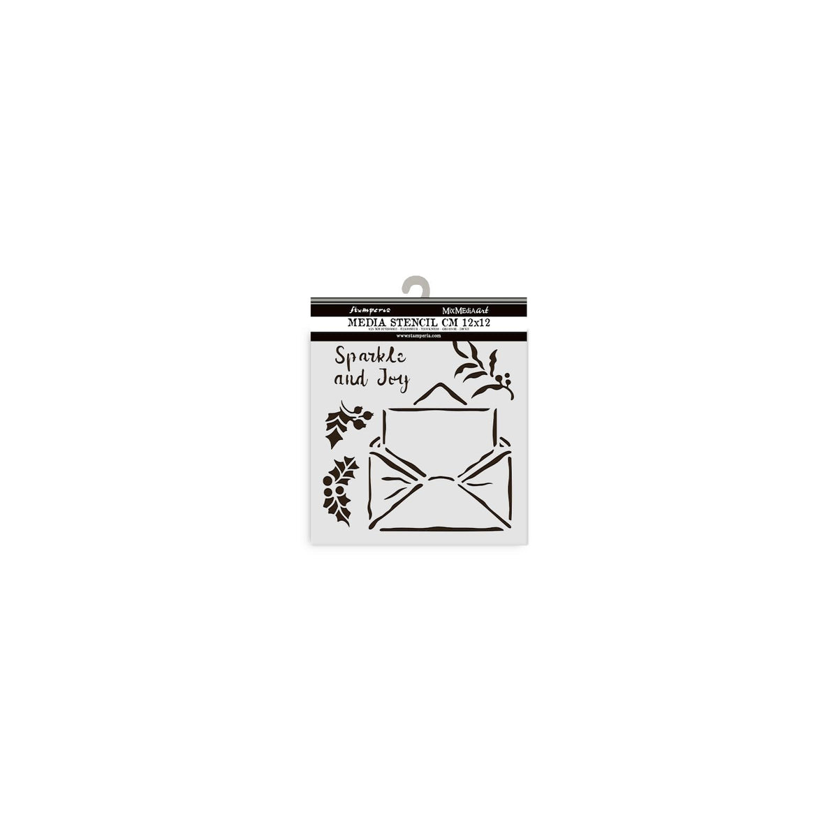 Stamperia Sheet Paper, 12cmX12cm, black / white