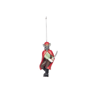 GALLERIE II Hanging Ornament, 4.5"H x 1.57"L x 2.59"W, Red
