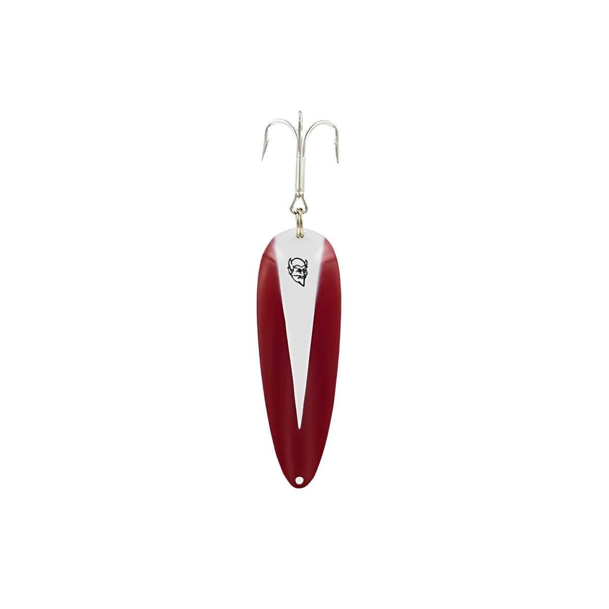 Dardevle Fishing Hook, 2/32 oz, ‎15-Red White Chunk Nickel
