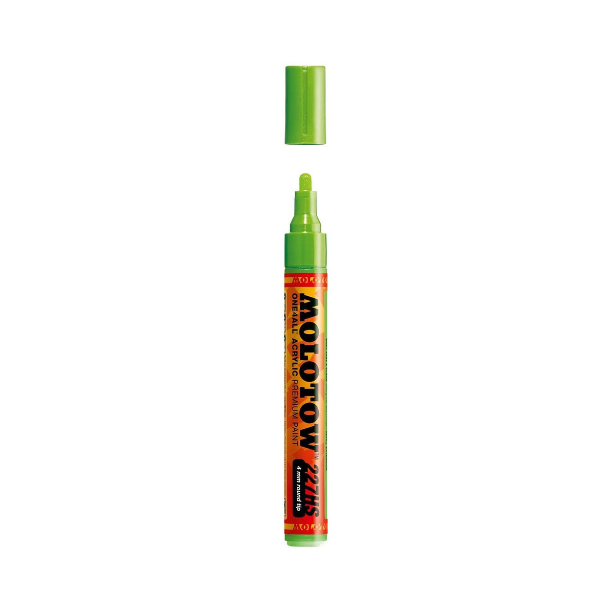 MOLOTOW Marking Pen, 1 Count (Pack of 1), Neon Green Fluorescent