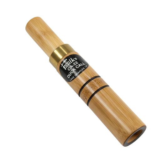 Faulk's Game Calls Special Bamboo Cane Duck Call CA-22, Brown