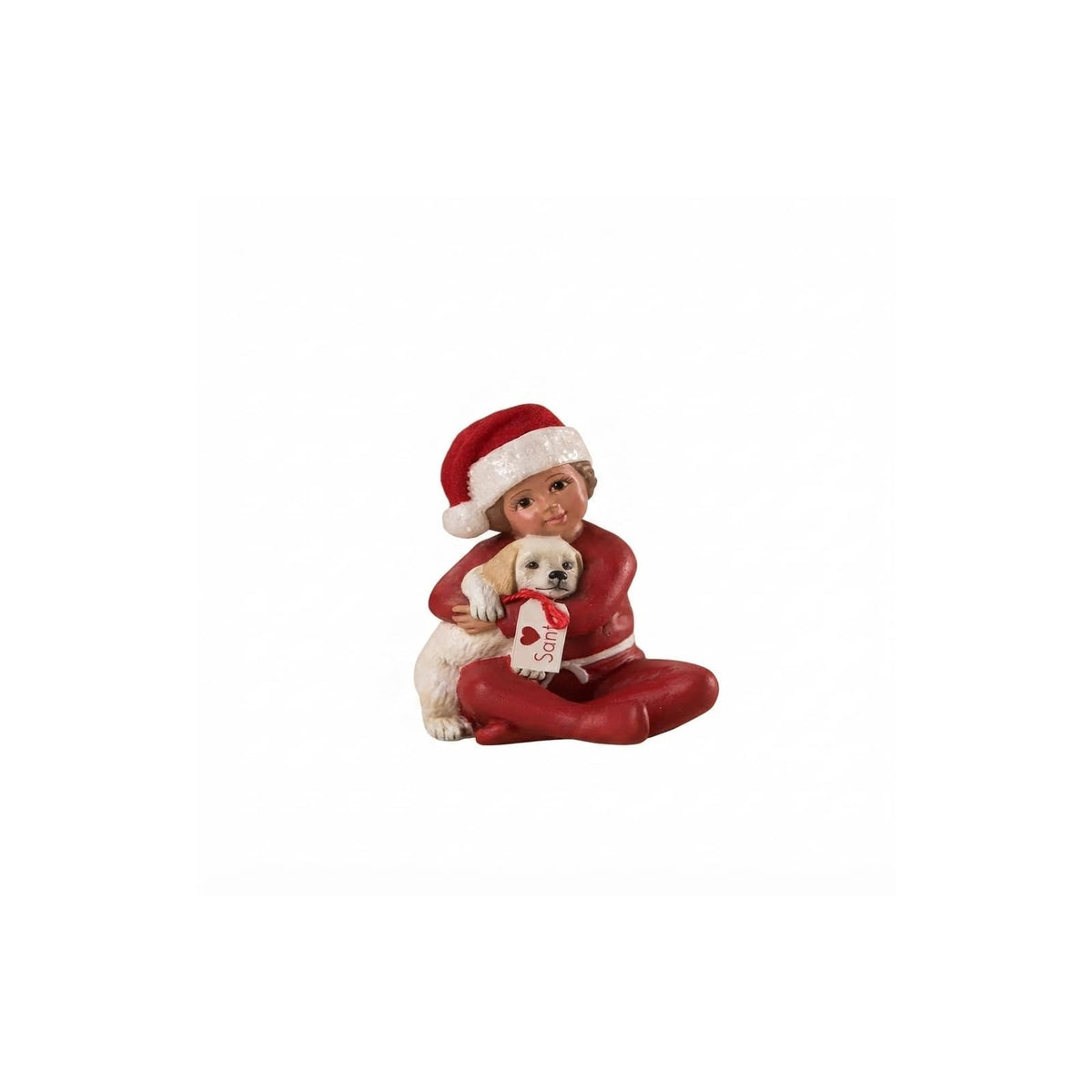 Bethany Lowe Figurine, 2.5" x 2.5" x 3.5", Red