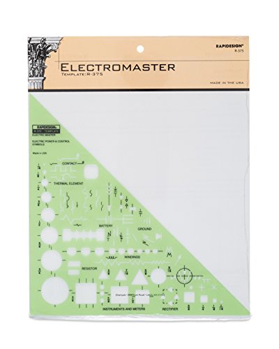 Rapidesign Electro Master Template, 1 Each (R375)