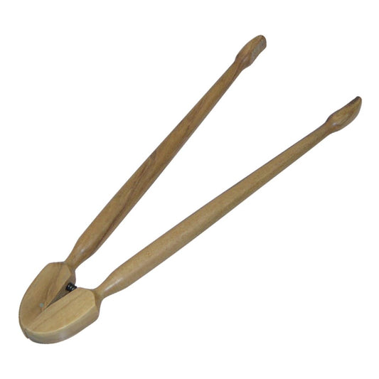 Browne & Co Berard Olive-Wood Handcrafted Tongs