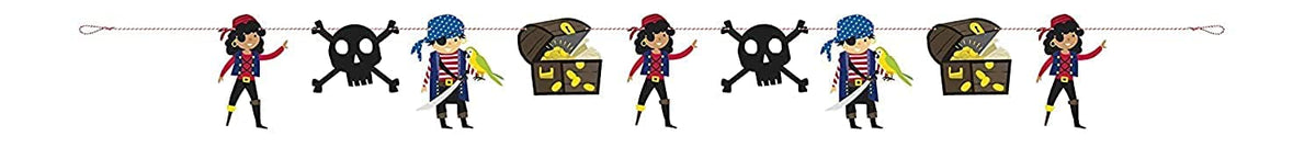 Unique Industries Pirate Theme Cutout Banner - 1 Pc