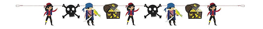 Unique Industries Pirate Theme Cutout Banner - 1 Pc