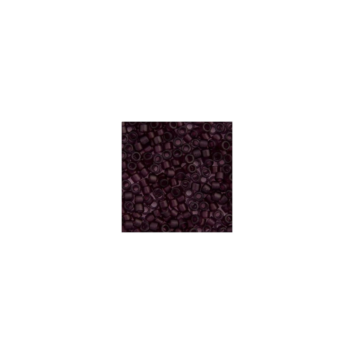 John Bead Craft Bead, Size: 11, Dark Amethyst Transparent Matte-Dyed