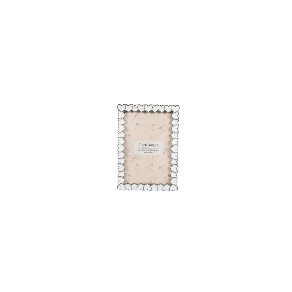 Flora Bunda Picture Frame, White