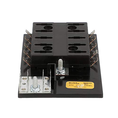 Seachoice Fuse Block ATO/ATC, 10 Gang Ground Bar 12V