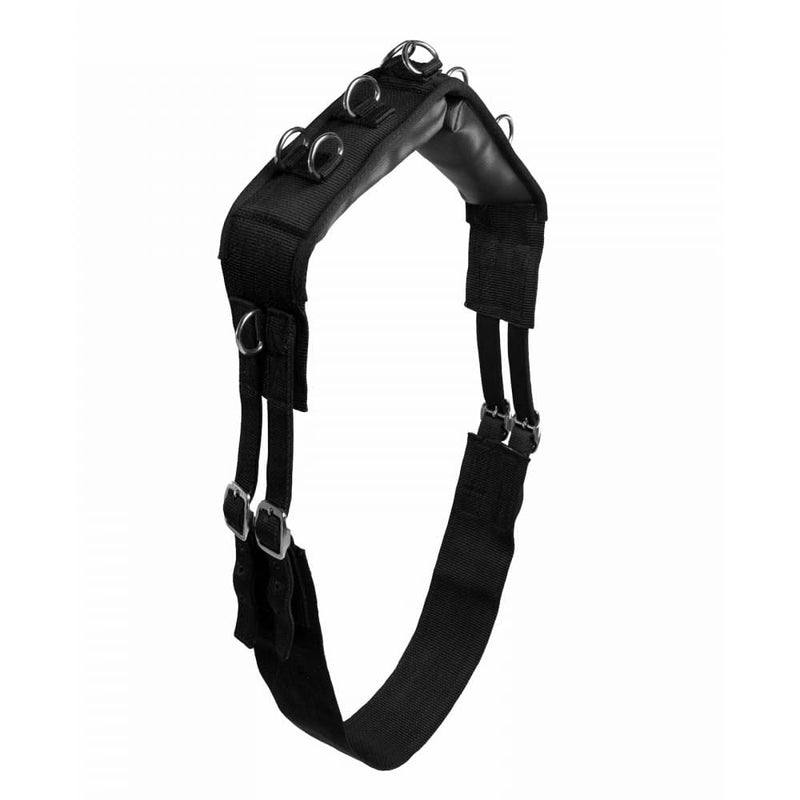 Horze Lunging Surcingle Nylon - Black - Horse