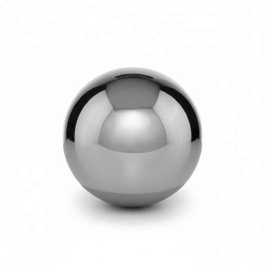 Modern Day Accents Bola Polished Sphere, Aluminum, Filler, Tabletop, Modern, Buffed, Circle, Home, Office, Sphere, 8"Diameter