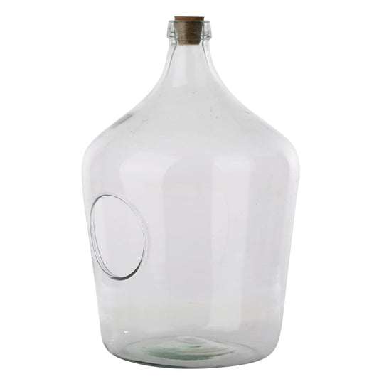 Esschert Design AGG85 Front Open Terrarium Clear Bottle, Large, Glass