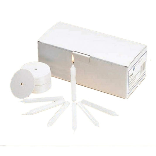 Christian Brands Candlelight Service Kit with Wax Candles and Drip Protectors, Box of 120