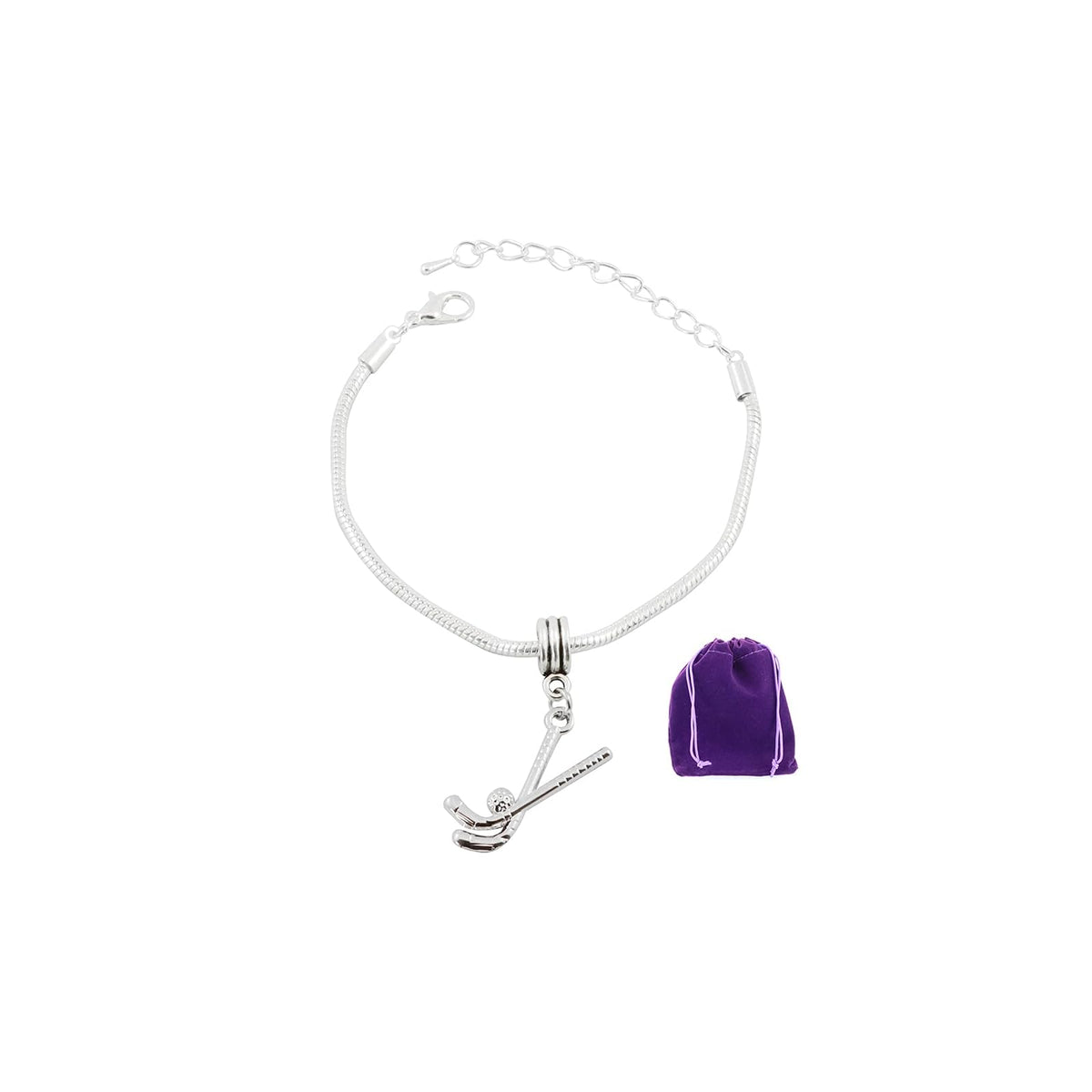 Dave The Bunny Bracelet, 10 inch, Silver