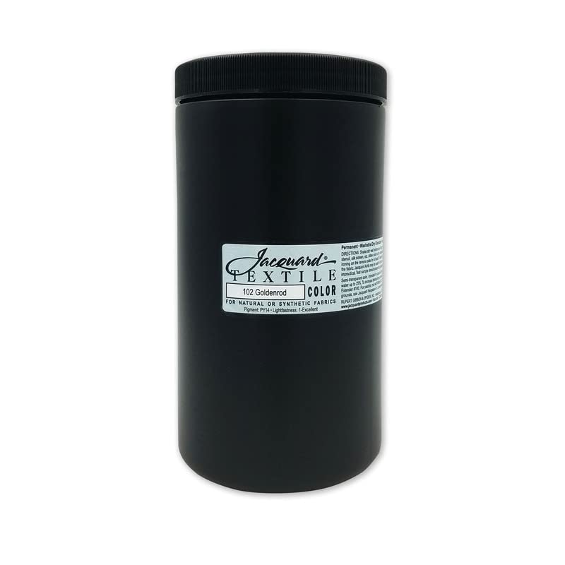 Jacquard Textile Color - Goldenrod, 32 oz jar