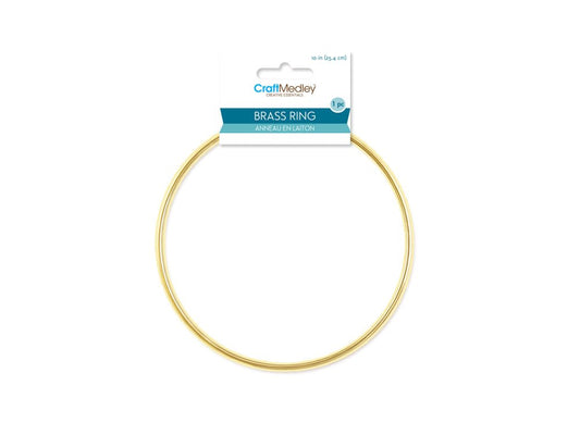 Craft Medley Craft Hoop Frame, 10", Gold