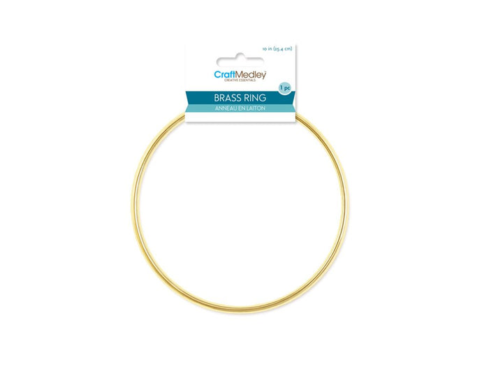 Craft Medley Craft Hoop Frame, 10", Gold