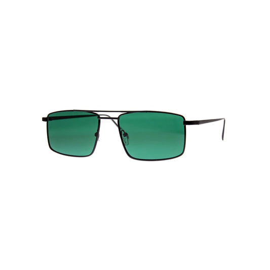 A.J. Morgan Sunglasses, 54, Black/Green