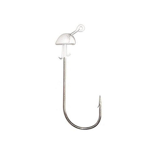 Jenko Fishing Long Shank Custom's Swim Bait Head, White, 1/4 oz