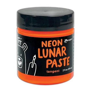 Ranger Tangent Neon Lunar 2oz Stencil Paste, One Size, Orange