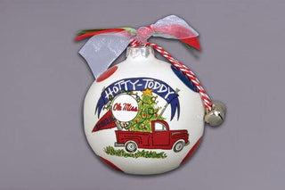 Magnolia Lane Hanging Ornament, Red, Green, Business