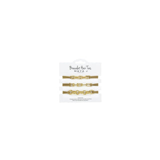 Maya J Hair Tie, 1 Count (Pack of 1), Beige