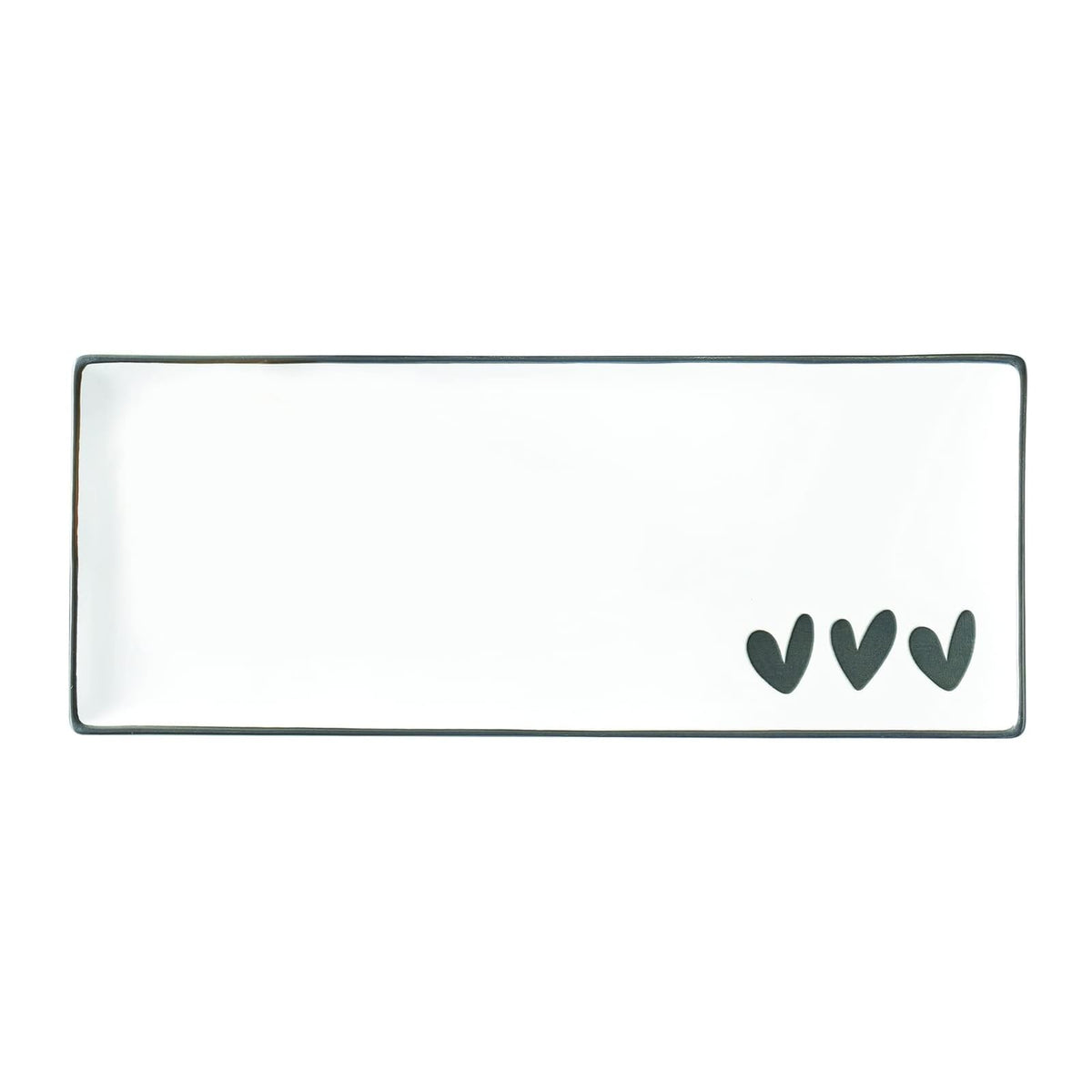Santa Barbara Design Studio Tray, 12 x 5-Inch, Hearts