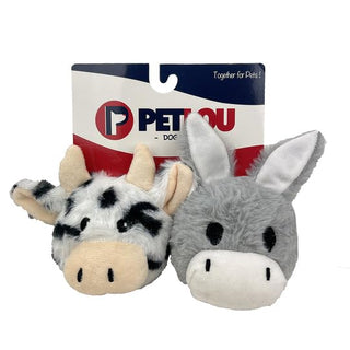 Pet Lou Pet Toy, 4 inches, Multicolor