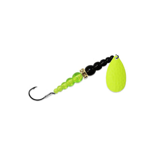 Mack's Lure Fishing Hook, #6, Chartreuse/Black