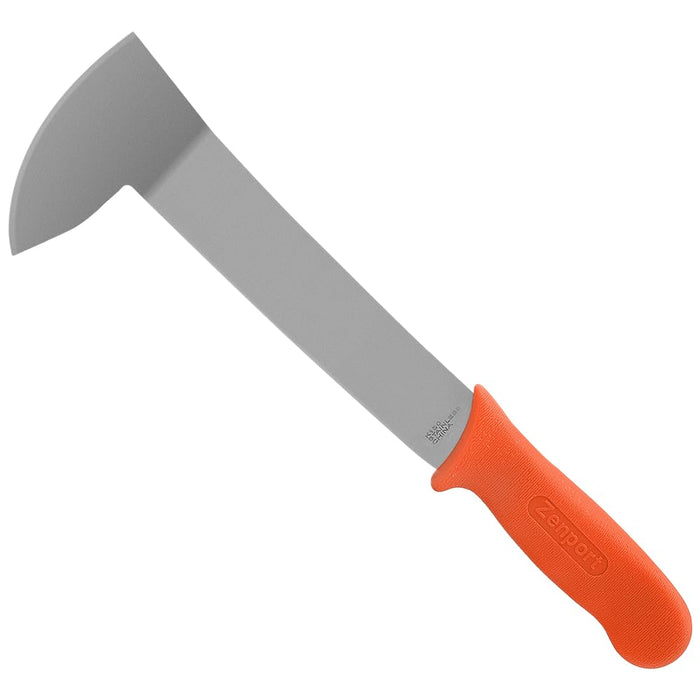 Zenport K130 Celery Harvest Knife, Stainless Steel 8.5-Inch Blade, Orange Plastic Handle