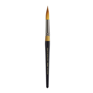 KingArt Original Gold 9020 Series , Premium Artist Brush, Golden TAKLON MAX Round-Size: 18