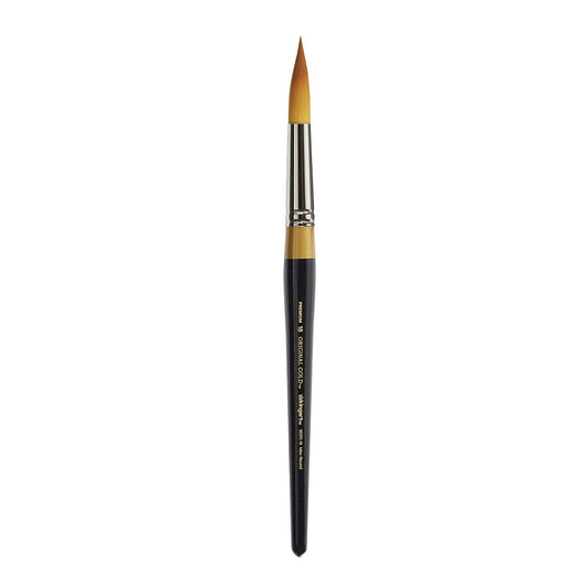KingArt Original Gold 9020 Series , Premium Artist Brush, Golden TAKLON MAX Round-Size: 18