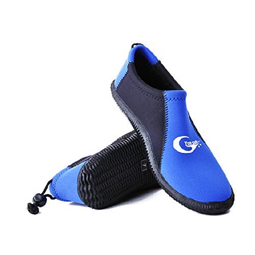 yonsub Dive Boots Men - 3MM Neoprene Wetsuit Scuba Diving Booties Fin Booties Quick-Dry Anti-Slip Water Sports Boot for Adult Women
