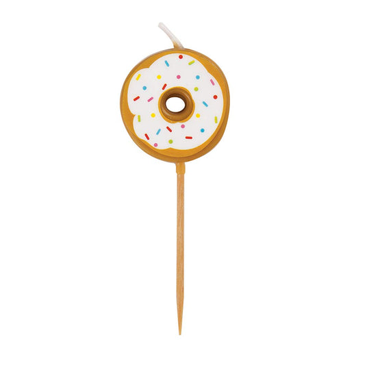 Unique Industries Donut Pick Birthday Party Candles, 6 Ct.
