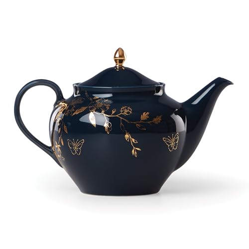 Lenox Sprig & Vine Teapot, 1.95 LB, Blue