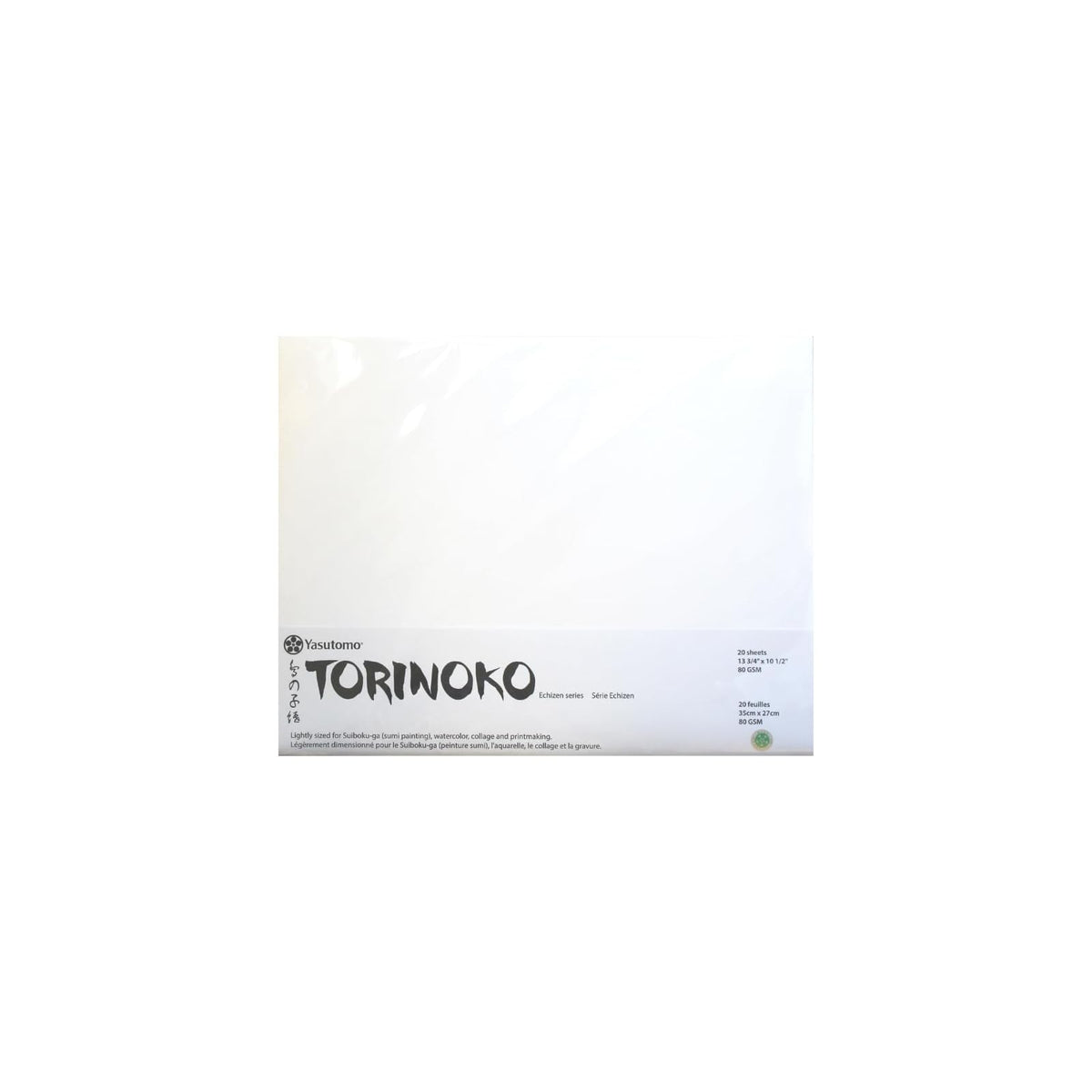 Yasutomo Art Media Paper, 13.75 x 10.5 inches, White