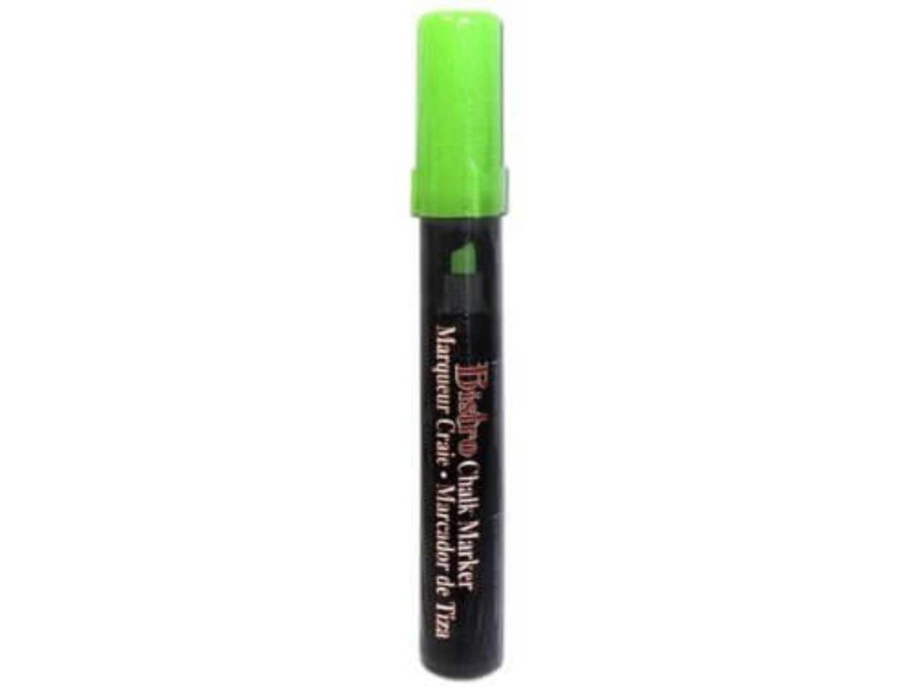 UCHIDA Fluorescent Green Bistro Chalk Marker Chisel Tip