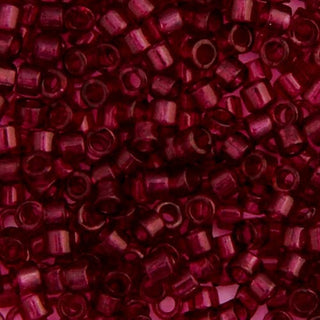 John Bead Craft Bead, Size: 11, Red Wine Transparent Dyed