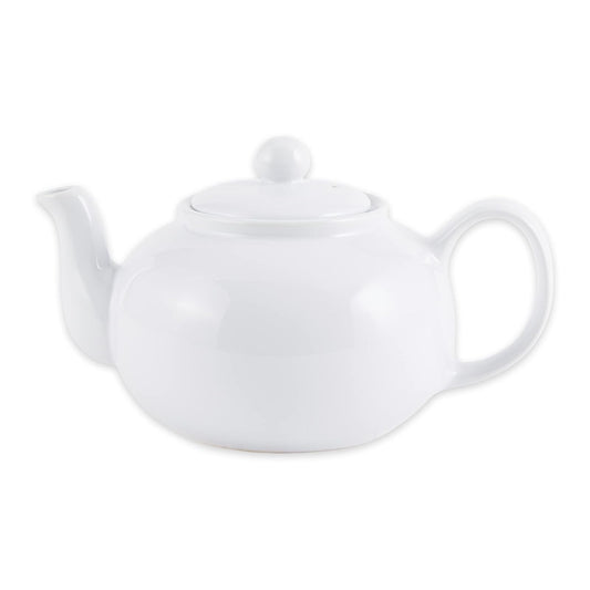RSVP International White Stoneware 16 Ounce Teapot