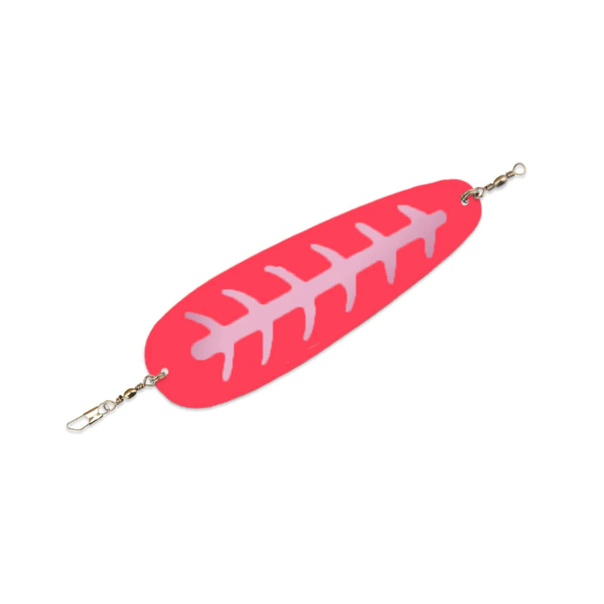 Mack's Lure Fishing Hook, 6 in., Pink/Glow