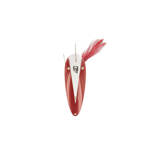 Dardevle Fishing Hook, Medium, ‎15-Red White Chunk Nickel