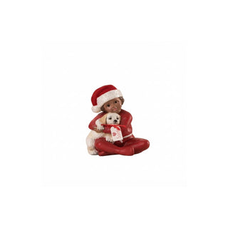Bethany Lowe Figurine, 2.5" x 2.5" x 3.5", Red