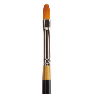 KingArt Original Gold 9500 Series , Premium Artist Brush, Golden TAKLON Filbert-Size: 6, 6