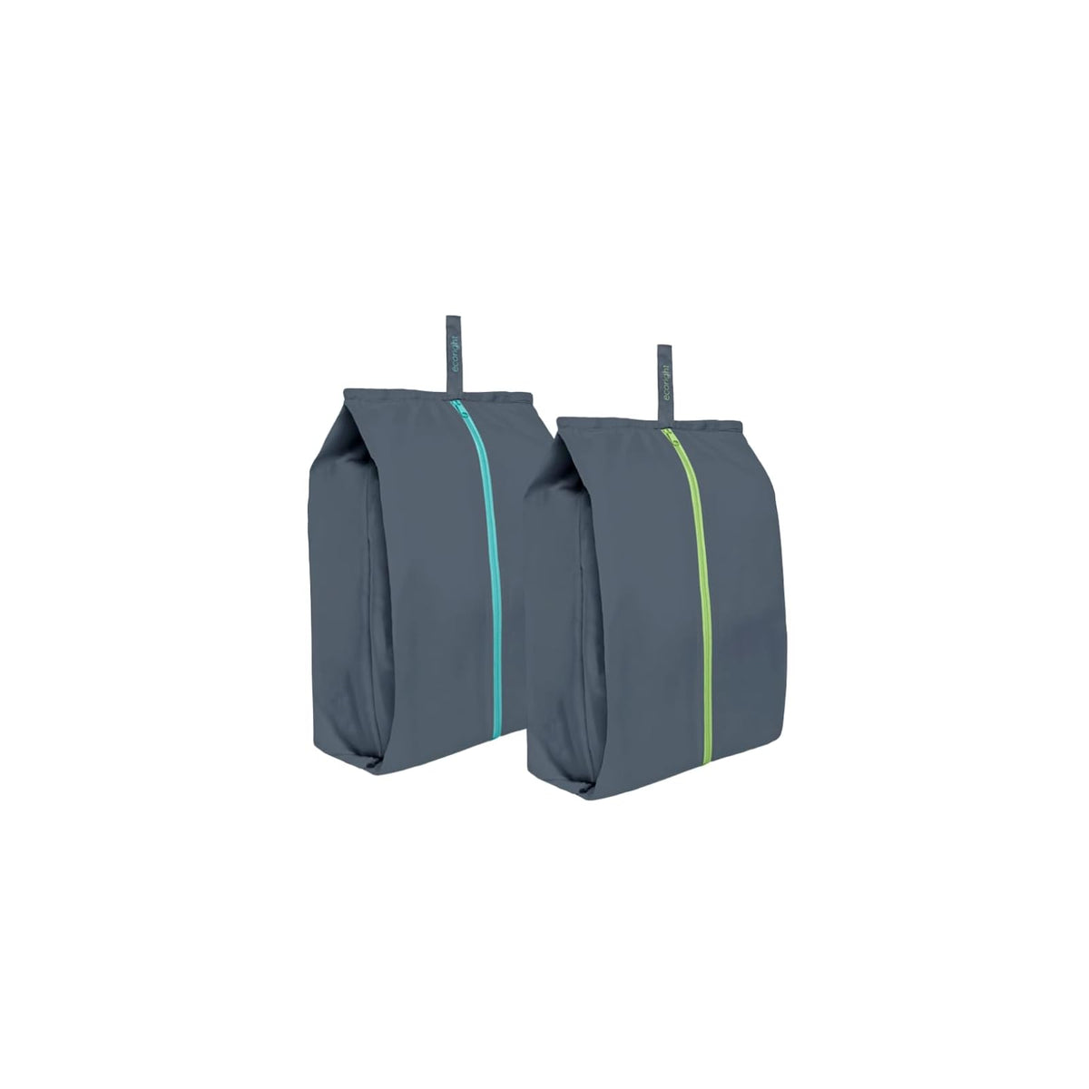 Eco Right Shoe Bag, One Size, Grey and Aqua