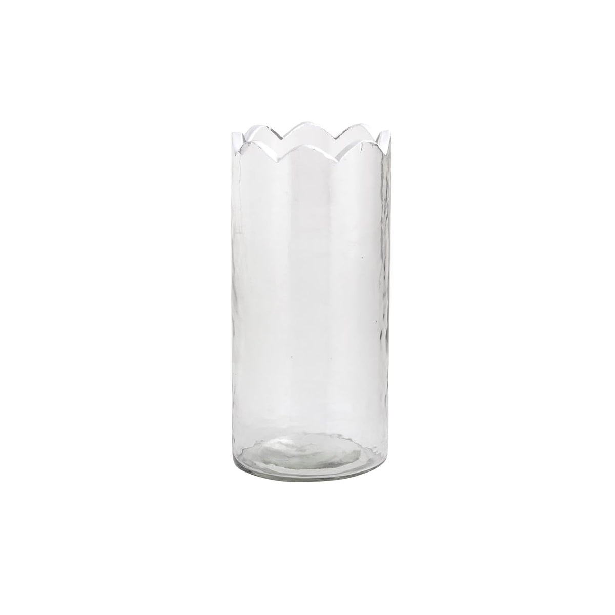 Mud Pie Vase, 6 1/2" x 3" dia, White