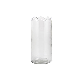 Mud Pie Vase, 6 1/2" x 3" dia, White